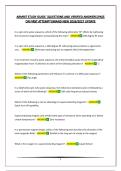 ARMRIT STUDY GUIDE &vert;QUESTIONS AND VERIFIED ANSWERS&vert;PASS ON FIRST ATTEMPT&vert;BRAND NEW 2026&sol;2027 UPDATE