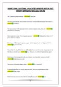 ARMRIT EXAM &vert;QUESTIONS AND VERIFIED ANSWERS&vert;PASS ON FIRST ATTEMPT&vert;BRAND NEW 2026&sol;2027 UPDATE