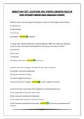 ARMRIT EXAM BUNDLE &vert;QUESTIONS AND VERIFIED ANSWERS&vert;PASS ON FIRST ATTEMPT&vert;BRAND NEW 2026&sol;2027 UPDATE