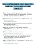 GCSS COMPREHENSIVE STUDY GUIDE 2026&NewLine;FULL QUESTIONS AND SOLUTIONS&NewLine;GRADED A&plus;