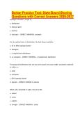 Barber Practice Test- State Board Shaving Questions with Correct Answers 2026-2027&period;