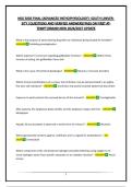 NSG 5003 FINAL &lbrace;ADVANCED PATHOPHYSIOLOGY&rcub; -SOUTH UNIVERSITY &vert;QUESTIONS AND VERIFIED ANSWERS&vert;PASS ON FIRST ATTEMPT&vert;BRAND NEW 2026&sol;2027 UPDATE