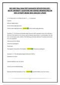 NSG 5003 FINAL EXAM PREP &lbrace;ADVANCED PATHOPHYSIOLOGY&rcub; -SOUTH UNIVERSITY &vert;QUESTIONS AND VERIFIED ANSWERS&vert;PASS ON FIRST ATTEMPT&vert;BRAND NEW 2026&sol;2027 UPDATE