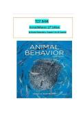 TEST BANK FOR Animal Behavior 12th Edition by Dustin R&period; Rubenstein ISBN&colon;9780197564912 COMPLETE GUIDE ALL CHAPTERS COVERED 100&percnt; VERIFIED A&plus; GRADE ASSURED&excl;&excl;&excl;&excl;&excl; NEW LATEST UPDATE&excl;&excl;&excl;&excl;&excl;