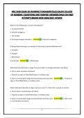 NSG 3100 EXAM 2B &lpar;NURSING FUNDAMENTALS&rpar;-GALEN COLLEGE OF NURSING &vert;QUESTIONS AND VERIFIED ANSWERS&vert;PASS ON FIRST ATTEMPT&vert;BRAND NEW 2026&sol;2027 UPDATE