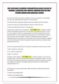 NSG 3100 EXAM 3 &lpar;NURSING FUNDAMENTALS&rpar;-GALEN COLLEGE OF NURSING &vert;QUESTIONS AND VERIFIED ANSWERS&vert;PASS ON FIRST ATTEMPT&vert;BRAND NEW 2026&sol;2027 UPDATE
