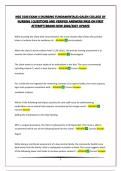 NSG 3100 BUNDLED EXAMS &lpar;EXAM 1&comma;2&comma;3&comma;4 &rpar;  &lpar;NURSING FUNDAMENTALS&rpar;-GALEN COLLEGE OF NURSING &vert;QUESTIONS AND VERIFIED ANSWERS&vert;PASS ON FIRST ATTEMPT&vert;BRAND NEW 2026&sol;2027 UPDATE