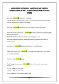 ROPE RESCUE OPERATIONS &vert;QUESTIONS AND VERIFIED ANSWERS&vert;PASS ON FIRST ATTEMPT&vert;BRAND NEW 2026&sol;2027 UPDATE