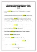 ROPE RESCUE OPS STATE TEST &vert;QUESTIONS AND VERIFIED ANSWERS&vert;PASS ON FIRST ATTEMPT&vert;BRAND NEW 2026&sol;2027 UPDATE