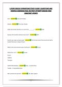 IL ROPE RESCUE OPERATIONS STUDY GUIDE &vert;QUESTIONS AND VERIFIED ANSWERS&vert;PASS ON FIRST ATTEMPT&vert;BRAND NEW 2026&sol;2027 UPDATE