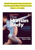 TEST BANK FOR Memmler-s Structure & Function of the Human Body&comma; Enhanced Edition 14th Edition By Barbara &NewLine;&NewLine;