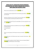 ADPAAS COR CBT -CONTRACTING OFFICER&rsquo;S REPRESENTATIVE&vert;QUESTIONS AND VERIFIED ANSWERS&vert;PASS ON FIRST ATTEMPT&vert;BRAND NEW 2026&sol;2027 UPDATE