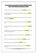 NCCAOM EXAM &vert;QUESTIONS AND VERIFIED ANSWERS&vert;PASS ON FIRST ATTEMPT&vert;BRAND NEW 2026&sol;2027 UPDATE