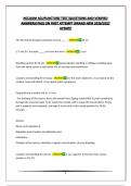 NCCAOM ACUPUNCTURE TEST&vert;QUESTIONS AND VERIFIED ANSWERS&vert;PASS ON FIRST ATTEMPT&vert;BRAND NEW 2026&sol;2027 UPDATE