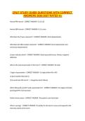 CRAT STUDY GUIDE QUESTIONS WITH CORRECT ANSWERS 2026-2027 RATED A&plus;