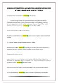 NCCAOM CNT&vert;QUESTIONS AND VERIFIED ANSWERS&vert;PASS ON FIRST ATTEMPT&vert;BRAND NEW 2026&sol;2027 UPDATE