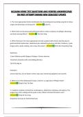 NCCAOM HERBS TEST&vert;QUESTIONS AND VERIFIED ANSWERS&vert;PASS ON FIRST ATTEMPT&vert;BRAND NEW 2026&sol;2027 UPDATE