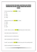 NCCAOM ACUPUNCTURE BOARD &vert;QUESTIONS AND VERIFIED ANSWERS&vert;PASS ON FIRST ATTEMPT&vert;BRAND NEW 2026&sol;2027 UPDATE