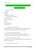 Fundamentals of Professional Nursing Final Exam 2026-2027 A&plus;
