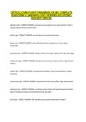 CRITICAL CARE&sol;FLIGHT PARAMEDIC EXAM COMPLETE QUESTIONS & ANSWERS &lpar;100&percnt; VERIFIED SOLUTIONS&rpar; 2026-2027 UPDATE&NewLine;