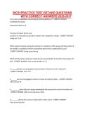 BICSI PRACTICE TEST-RETAKE QUESTIONS WITH CORRECT ANSWERS 2026-2027