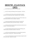 HRM3705 - EXAM PACK &lpar;2022&rpar;&NewLine;