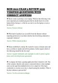 BCIS 2610 EXAM 3 REVIEW 2026 &NewLine;VERIFIED QUESTIONS WITH &NewLine;CORRECT ANSWERS