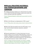BCIS 2610 PRACTICE MATERIAL &NewLine;2026 TESTED QUESTIONS AND &NewLine;ANSWERS 