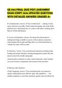GE 5103 FINAL QUIZ POST ASSESSMENT&NewLine;EXAM SCRIPT 2026 UPDATED QUESTIONS&NewLine;WITH DETAILED ANSWERS GRADED A&plus;