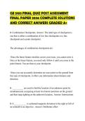GE 5103 FINAL QUIZ POST ASSESSMENT&NewLine;FINAL PAPER 2026 COMPLETE SOLUTIONS&NewLine;AND CORRECT ANSWERS GRADED A&plus;