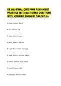 GE 5103 FINAL QUIZ POST ASSESSMENT&NewLine;PRACTICE TEST 2026 TESTED QUESTIONS&NewLine;WITH VERIFIED ANSWERS GRADED A&plus;