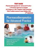 Pharmacotherapeutics for Advanced Practice 5th Edition Test Bank&colon; 1&comma;000&plus; Q&A for NP Prescribing &lpar;Arcangelo&comma; Peterson&rpar;&NewLine;&NewLine;