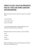 GEB3017 UF EXAM 1 2026 EXAM PREPARATION&NewLine;PACK KEY TOPICS AND SAMPLE QUESTIONS&NewLine;WITH EXPLANATIONS