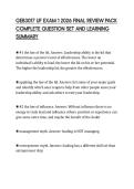GEB3017 UF EXAM 1 2026 FINAL REVIEW PACK&NewLine;COMPLETE QUESTION SET AND LEARNING&NewLine;SUMMARY