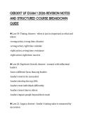 GEB3017 UF EXAM 1 2026 REVISION NOTES&NewLine;AND STRUCTURED COURSE BREAKDOWN&NewLine;GUIDE