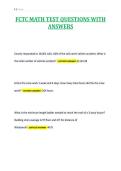 FCTC MATH TEST QUESTIONS WITH&NewLine;ANSWERS