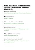 BDOC NSS LATEST QUESTIONS 2026 &NewLine;FINAL PAPER PRACTICE &NewLine;QUESTIONS ANSWERS ACCURATE &NewLine;A&plus; 