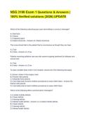 NSG 3160 Exam 1  Questions&NewLine;Questions & Answers &vert; 100&percnt; Verified&NewLine;solutions &lpar;2026&rpar; UPDATE