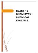 Study Notes Chemical Kinetics &vert; Class 12 Chemistry &vert; 2025&sol;26