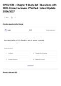 CPCU 530 - Chapter 1 Study Set &vert; Questions with&NewLine;100&percnt; Correct Answers &vert; Verified &vert; Latest Update&NewLine;2026&sol;2027