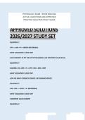 PHYSIOLOGY EXAM 1 EEOB 2520 OSU&NewLine;ACTUAL QUESTIONS AND APPROVED&NewLine;PRACTICE SOLUTION STUDY GUIDE