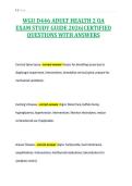 WGU D446 ADULT HEALTH 2 OA&NewLine;EXAM STUDY GUIDE 2026&vert;CERTIFIED&NewLine;QUESTIONS WITH ANSWERS