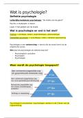 Aantekeningen Algemene Psychologie &vert; Hogeschool PXL &vert; 2025&sol;26