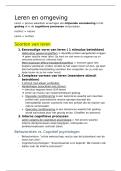 Studiemateriaal Leren en Omgeving &vert; Algemene Psychologie &vert; Hogeschool PXL &vert; 2025&sol;26