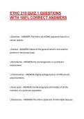 ETHC 210 QUIZ 1 QUESTIONS WITH 100&percnt; CORRECT ANSWERS