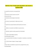 CM 4211 Test 2 Study Guide Questions and Answers &vert; Updated 2026 Comprehensive Exam Preparation Material