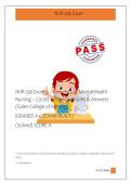 NUR 256 Exam 5 &ndash; Concepts of Mental Health &NewLine;Nursing &ndash; &lpar;2026&rpar; Actual Questions & Answers &NewLine;&lpar;Galen College of Nursing&rpar; &NewLine;&vert;GRADED A&plus;&vert; &lpar;EXAM READY&rpar; &NewLine;&lpar;Solved&rpar; SCORE A 