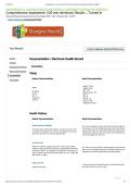 SHADOWHEALTH - ADVANCED HEALTH AND PHYSICAL ASSESSMENT ACROSS THE LIFESPAN A &vert; WITH COMPLETE SOLUTIONS