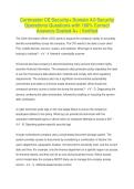 Certmaster CE Security&plus; Domain 4&period;0 Security &NewLine;Operations Questions with 100&percnt; Correct &NewLine;Answers Graded A&plus; &vert; Verified