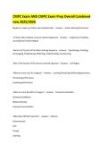 CMPC Exam & CMPC Exam Prep Overall Combined 2025&sol;2026 &ndash; Certified Mental Performance Consultant &lpar;CMPC&rpar; Complete Study Guide&comma; Practice Questions & Verified Answers